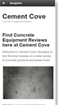 Mobile Screenshot of cementcove.com