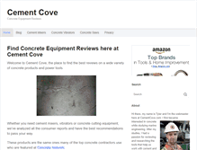 Tablet Screenshot of cementcove.com